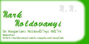 mark moldovanyi business card